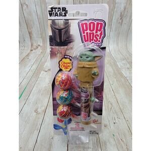Star Wars Pop Ups! Mandalorian Grogu Chupa Chups Candy Lollipop (Baby Yoda) NEW